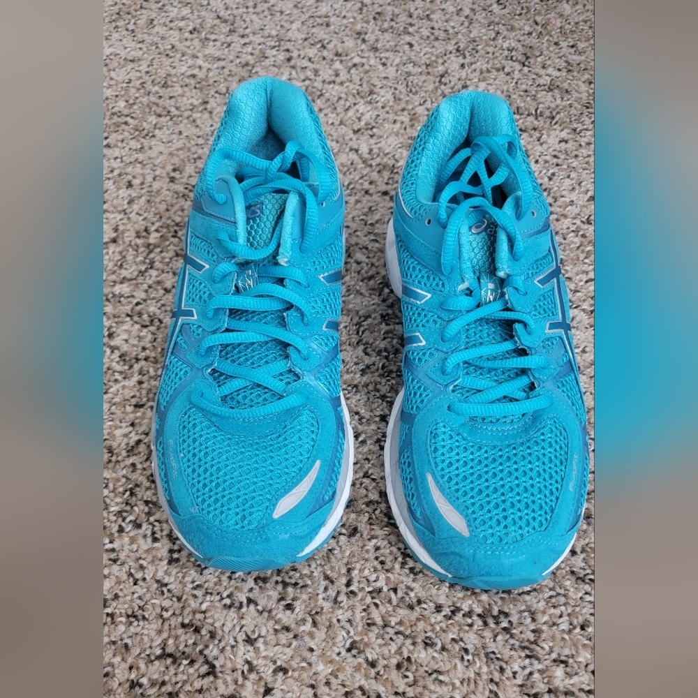 Women's ASICS GEL KAYANO 21 Blue Athletic Shoes